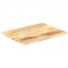 Superficie de mesa madera maciza de mango 25-27 mm 80x60 cm 2