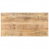 Superficie de mesa madera maciza de mango 25-27 mm 140x60 cm 1