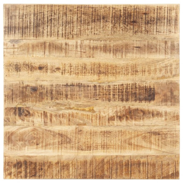 Superficie de mesa madera maciza de mango 25-27 mm 70x70 cm D