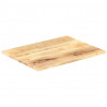 Superficie de mesa madera maciza de mango 25-27 mm 90x70 cm 3