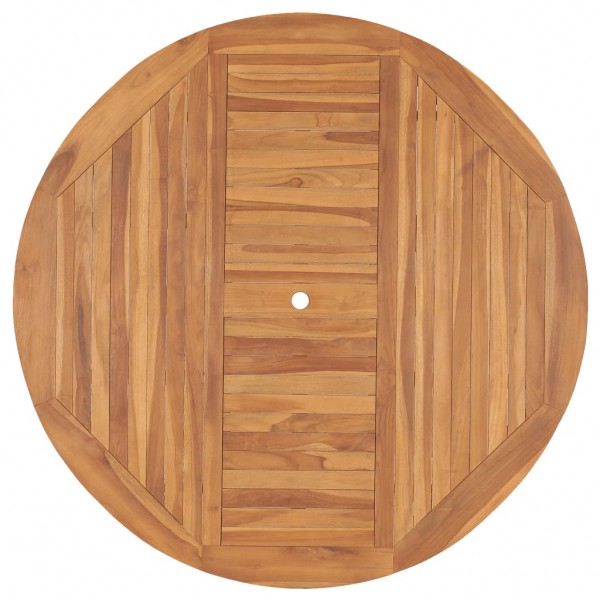 Mesa de jardim 150x76 cm madeira de teca maciça M 5