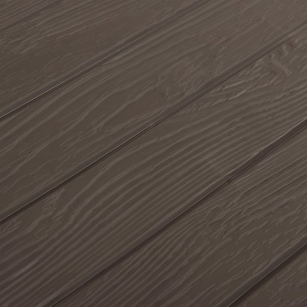 Caja de almacenamiento de jardín marrón 78x44x55 cm M 2