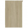 Cajonera de madera contrachapada color roble Sonoma 40x50x76 cm 4