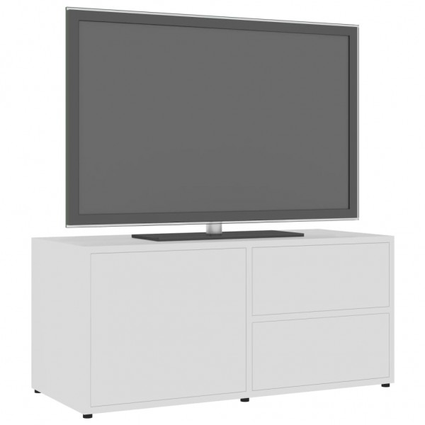 Móvel de TV 80x34x36 cm derivados de madeira branco M 4