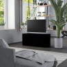 Mueble para TV madera contrachapada negro 80x34x36 cm 1