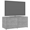 Mueble para TV madera contrachapada gris hormigón 80x34x36 cm 4