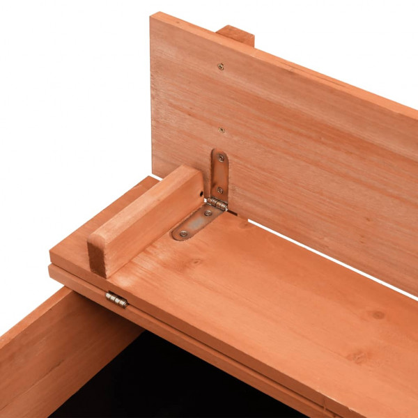 Arenero de madera de abeto 95x90x15 cm M 5