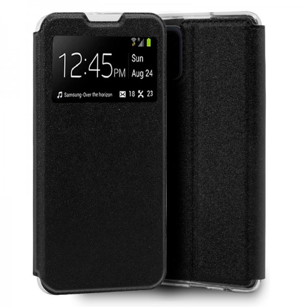 Funda COOL Flip Cover para Xiaomi Mi 10 Lite Liso Negro D