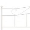 Estrutura de cama 180x200 cm metal branco 5
