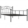 Estrutura de cama 90x200 cm metal preto 2