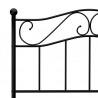 Estrutura de cama 90x200 cm metal preto 5