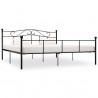 Estrutura de cama em metal 180x200 cm preto 1