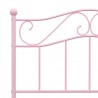 Estrutura de cama 90x200 cm metal rosa 5