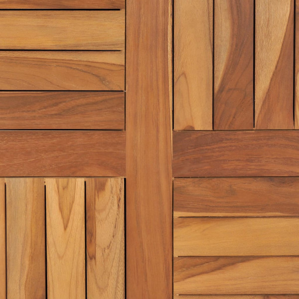 Tampo de mesa redondo 2.5 cm 70 cm madeira de teca maciça M 5