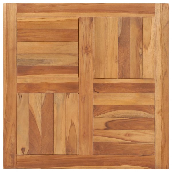 Superficie de mesa de madera maciza de teca 70x70x2.5 cm D