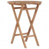 Mesa de jardín plegable madera maciza de teca 60 cm 1