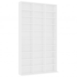 Armário para CD 102x16x177.5 cm derivados de madeira branco H