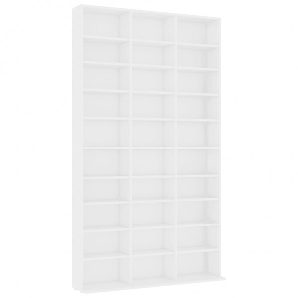 Armário para CD 102x16x177.5 cm derivados de madeira branco M 2