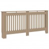 Cubierta para radiador MDF 172x19x81 cm 2