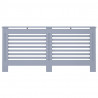 Cubierta para radiador MDF gris antracita 172x19x81 cm 3