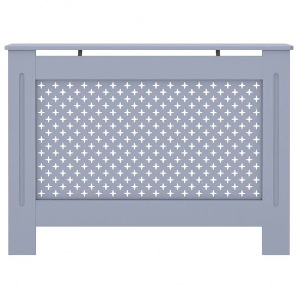 Cubierta para radiador MDF gris antracita 112x19x81 cm M 3