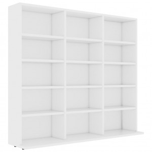 Armário para CD 100x23x89.5 cm derivados de madeira branco H