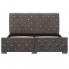 Estructura de cama de terciopelo gris 140x200 cm 4