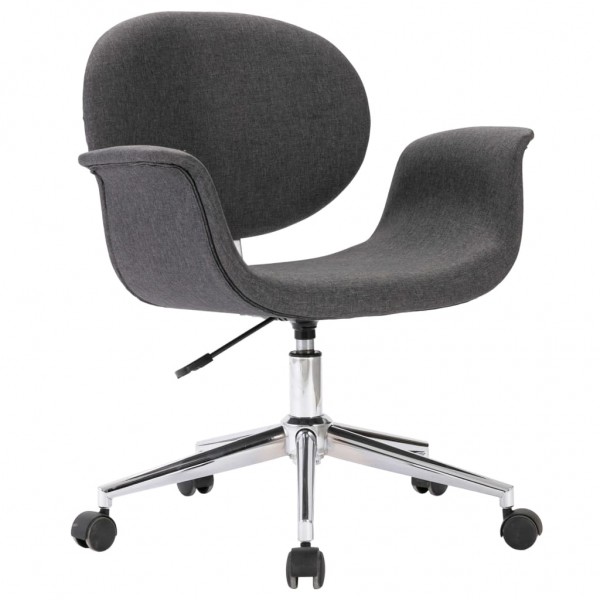 Silla de oficina giratoria de tela gris M 2
