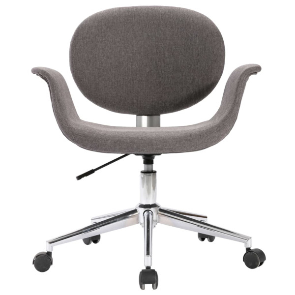 Silla de oficina giratoria de tela gris M 3
