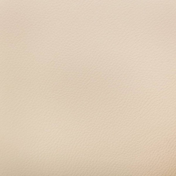 Silla de comedor giratoria madera curvada cuero sintético crema M 3