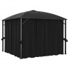 Gazebo com cortinas 300x300x265 cm antracite 1