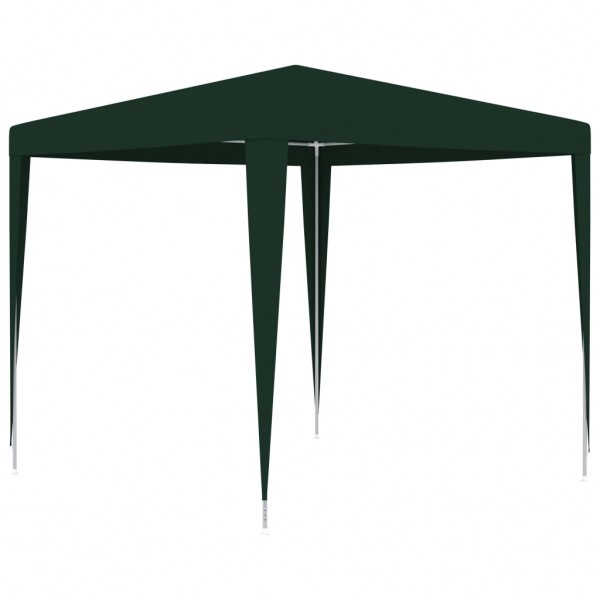Carpa profesional para celebraciones verde 90 g/m² 2.5x2.5 m D