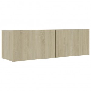 Móvel de TV 100x30x30 cm derivados de madeira carvalho sonoma H