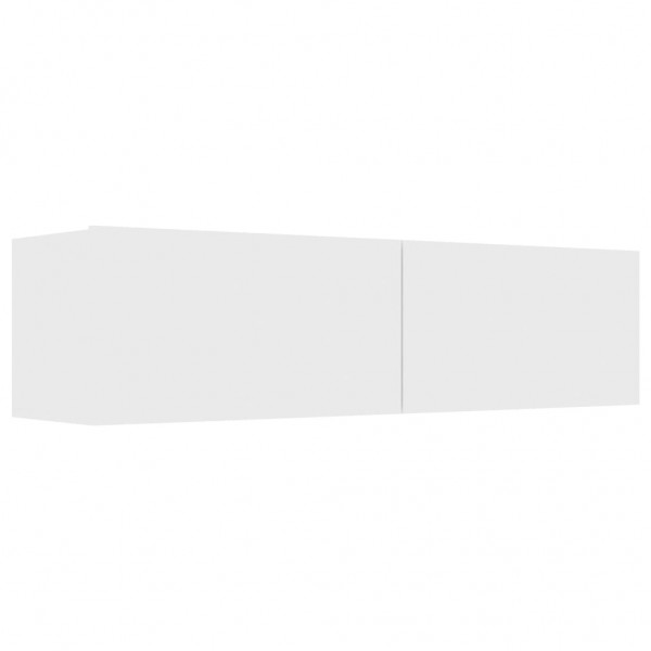 Móvel de TV 120x30x30 cm contraplacado branco M 2