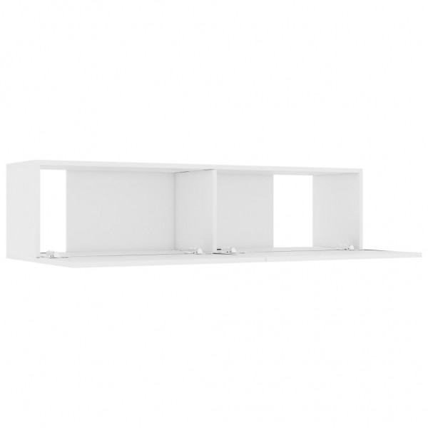 Móvel de TV 120x30x30 cm contraplacado branco M 5