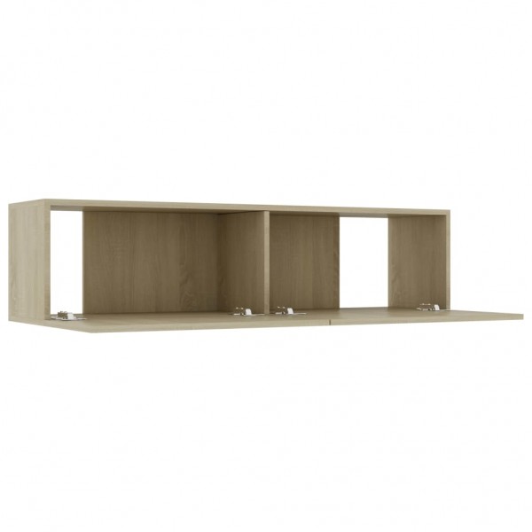 Mueble para TV madera contrachapada color roble 120x30x30 cm M 5