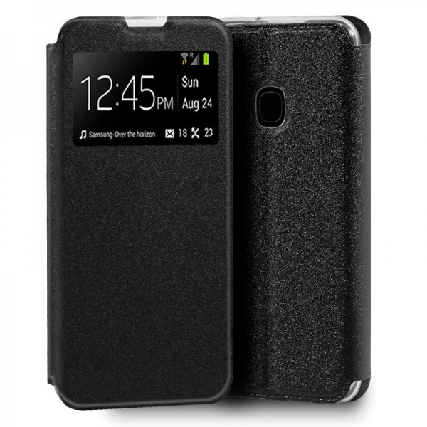 Funda COOL Flip Cover para Samsung M315 Galaxy M31 Liso Negro D
