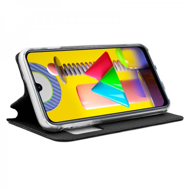 Funda COOL Flip Cover para Samsung M315 Galaxy M31 Liso Negro M 2