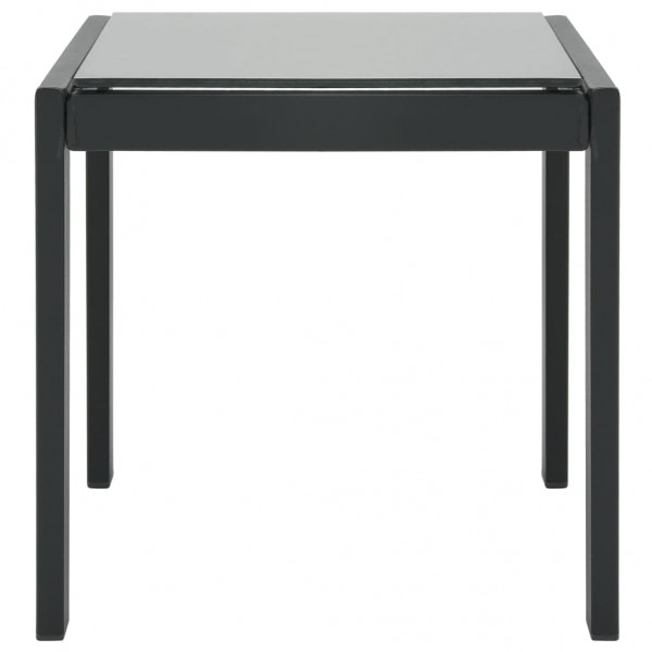 Tumbonas con mesa 2 unidades textilene y acero M 4