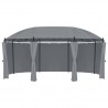 Gazebo com cortinas 520x349x255 cm antracite 4