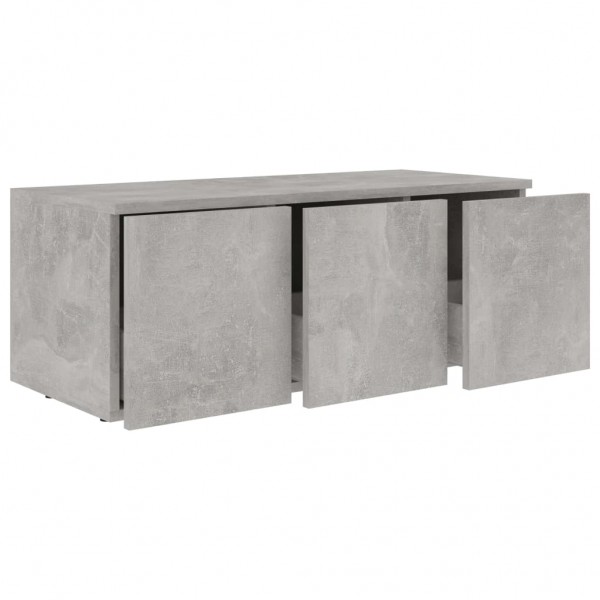 Mueble para TV madera contrachapada gris hormigón 80x34x30 cm M 5