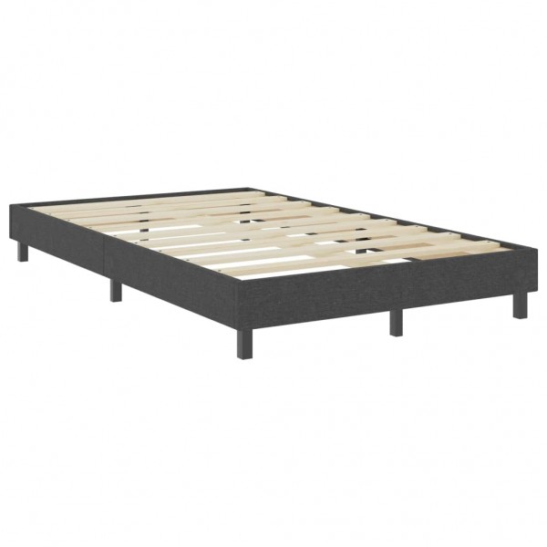 Cama boxspring 120x200 cm tecido cinzento M 3