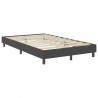 Cama boxspring 120x200 cm tecido cinzento 3
