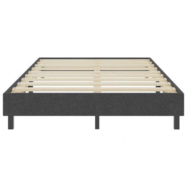 Estructura de cama Box Spring tela gris 120x200 cm M 4