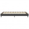 Estructura de cama Box Spring tela gris 120x200 cm 5