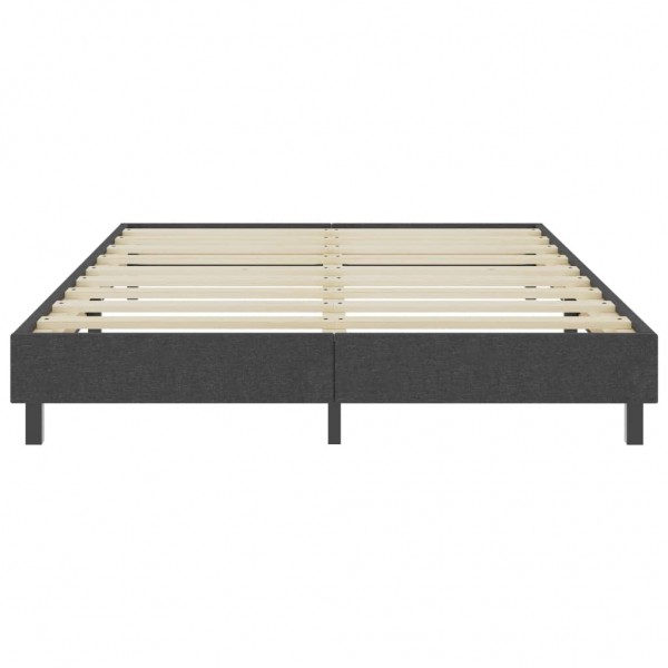Estructura de cama Box Spring tela gris 140x200 cm M 4
