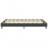 Estructura de cama Box Spring tela gris 140x200 cm 5