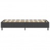 Estructura de cama Box Spring tela gris 90x200 cm 5