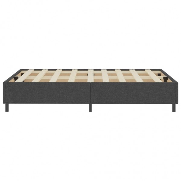 Cama boxspring 120x200 cm tecido cinzento M 5