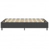 Estructura de cama Box Spring tela gris 120x200 cm 5